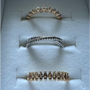 Bomb Party Luxe Bands 2024 size 7 NEW mixed metals Angel